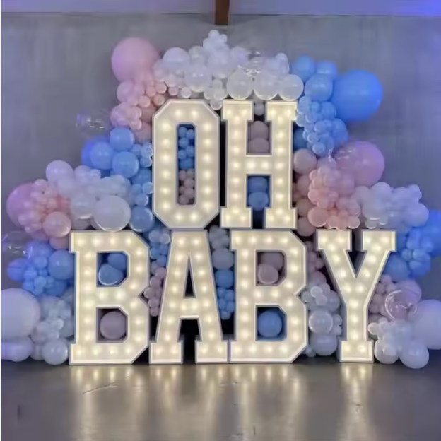 Factory Price Wedding Equipment Large Big Led Letters 3ft 4ft Mr and Mrs Sign Led Marquee Letters With Light Bulbs